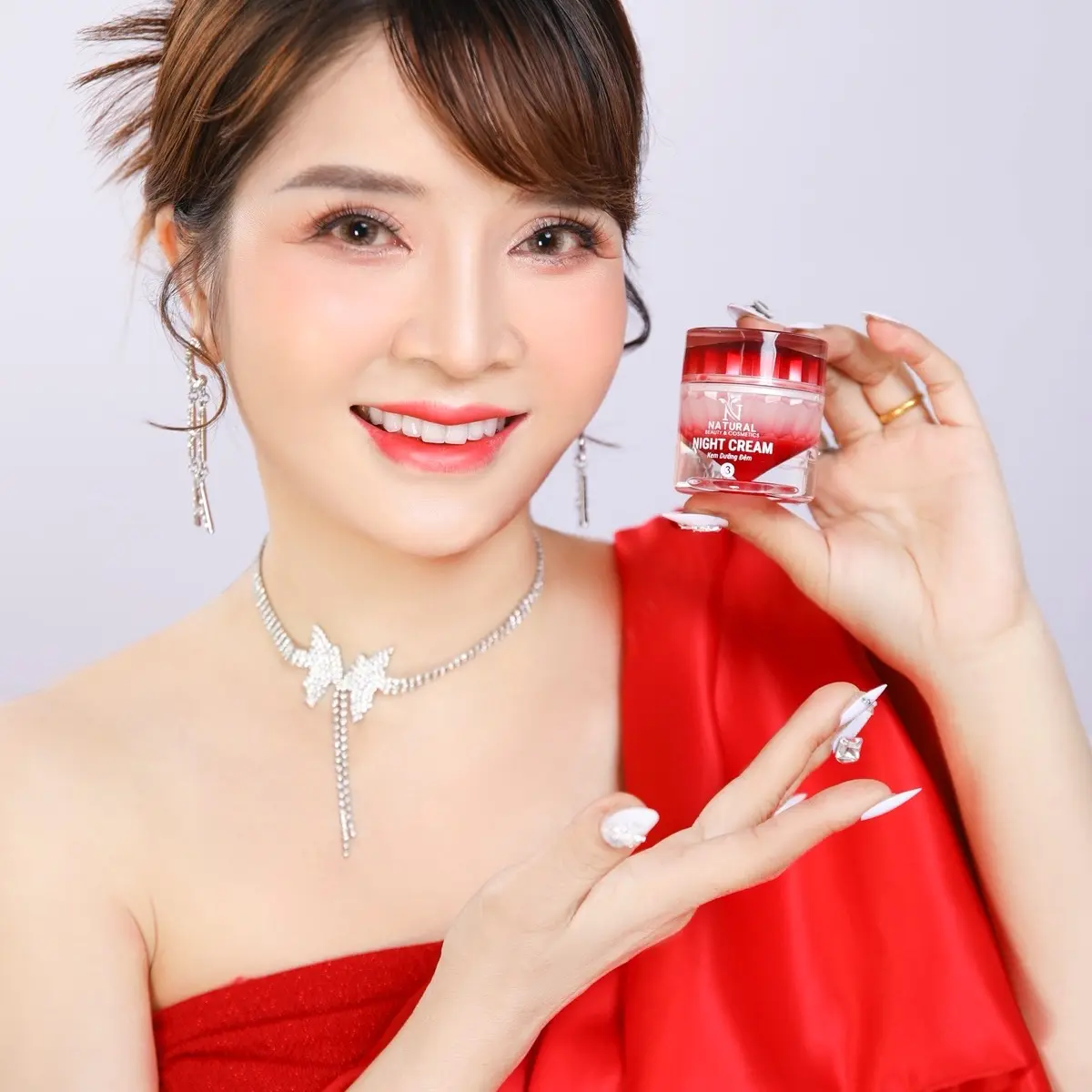 NATURAL:- kem dưỡng đêm trắng sáng ,căng bóng ,mờ nám ,ức chế  melanin Dưỡng Ẩm Da Skincare Làm Đẹp Da