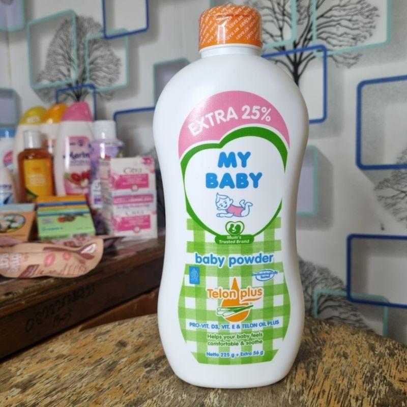 [Besar] My Baby Powder Bedak Bayi netto 225gram+56gram 3