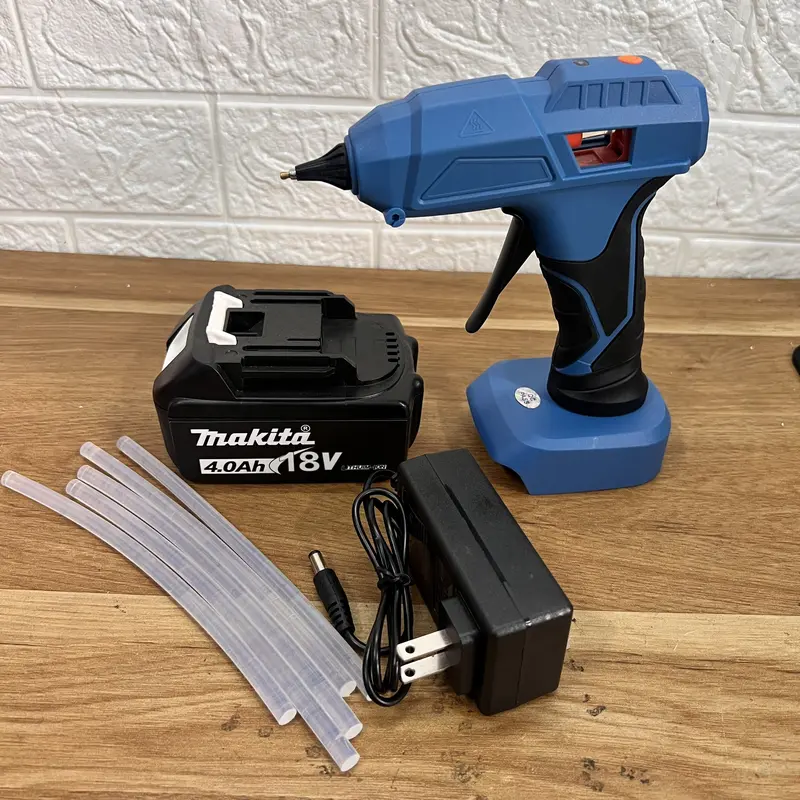 Máy Bắn Keo Nến Dùng Pin Makita 18V 21V 40W Tặng 5 Keo Nến 7mm 6
