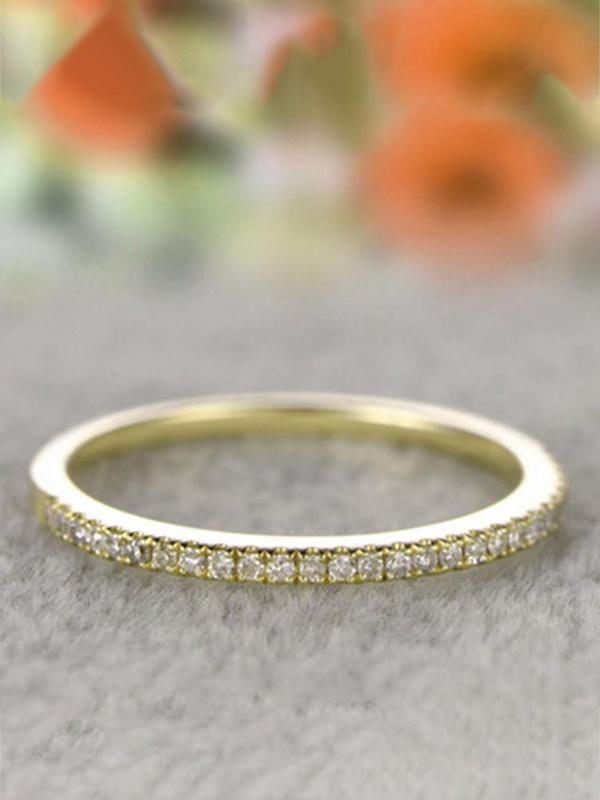 Women's Elegant Rhinestone Decorated Ring, Exquisite Trendy Ring for Wedding Engagement Party, Fashionable Jewelry for Women As Gift 8