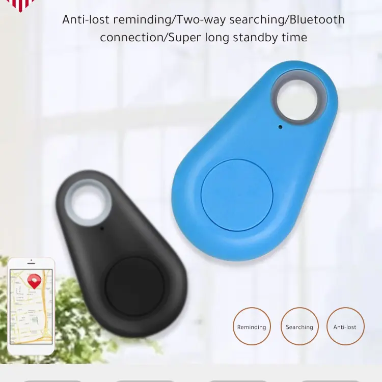 【Perangkat anti-hilang Bluetooth pintar】Tetesan air, persegi, segitiga, dan bentuk modis lainnya, koneksi Bluetooth, pemosisian mudah 2