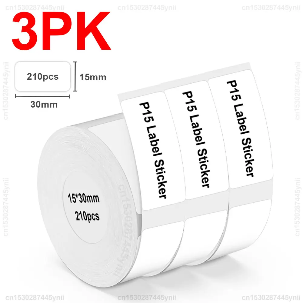 Thermal Label Printer P15 Mini Portable Adhesive Label Maker Similar  Marklife P15 DELI Q2 Label Machine DIY Label