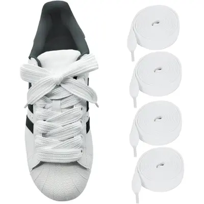 Big Laces White Shoelaces For Adidas Superstar Adidas Super Star