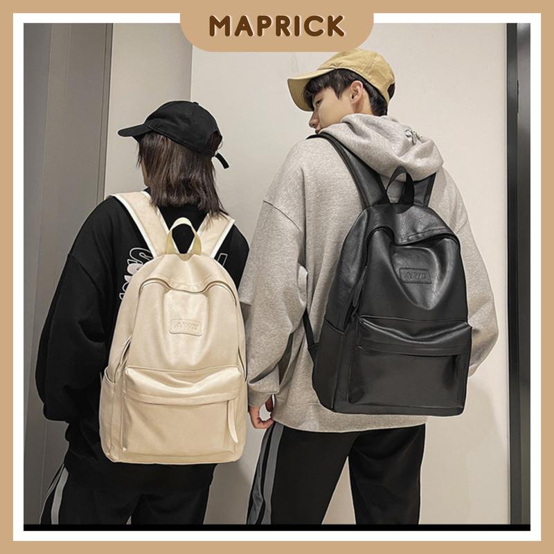 Balo da backpack chống nước thời trang dành cho nam và nữ - AIWE nhiều ngăn tiện lợi - kích thước 29cm ngang x 43cm chiều cao BL59 pu chống thấm nước