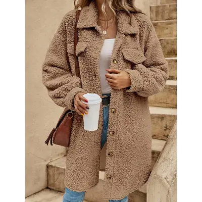 Selected How to Style Womens Plush Floor Length Jacket TikTok Shop