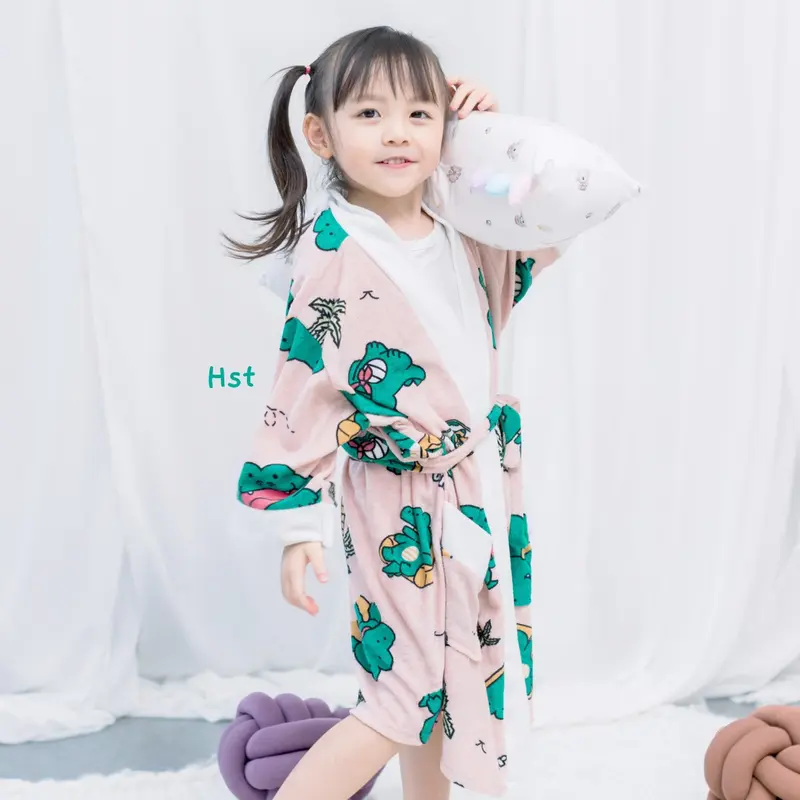 Kimono Handuk Anak S - XXL / 2 - 15 Tahun / Edisi Buaya Lucu / Handuk Kimono Anak Perempuan Karakter / Jubah Mandi Anak / Baju Handuk Anak / Handuk Baju / Kinody Shop Cewek Cowo 5