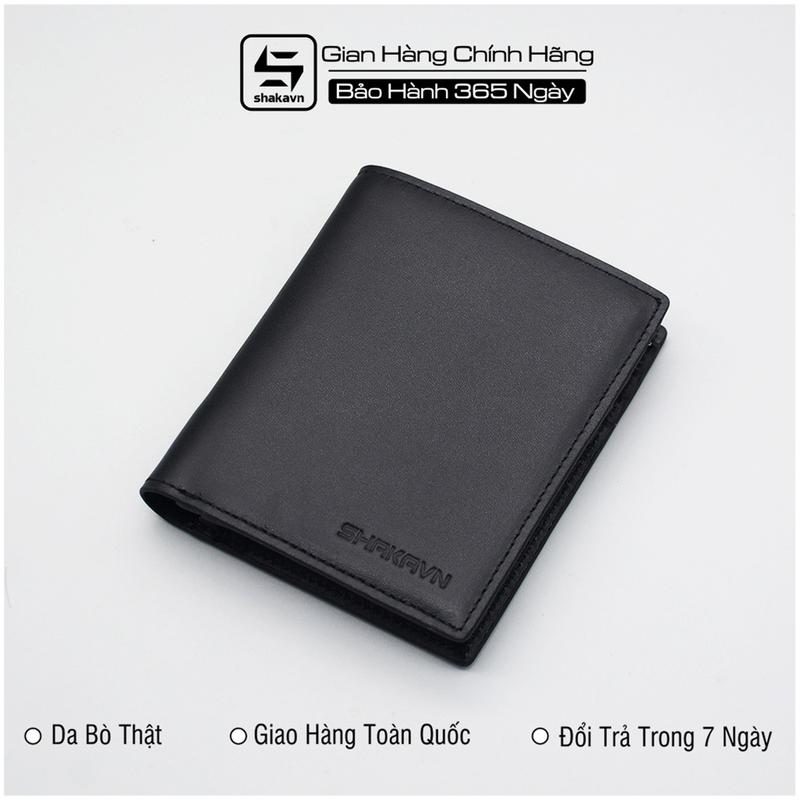 Ví nam da bò thật nhiều ngăn cầm tay cao cấp Shakavn SVB301 