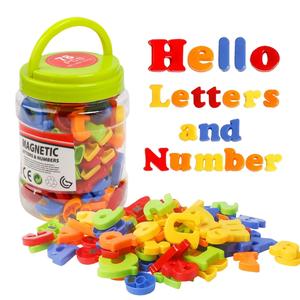 1 Set de Juguete para Aprender Alfabeto y Números, Letras y Números Magnéticos para Refrigerador, Juguete de Aprendizaje Preescolar para Niños