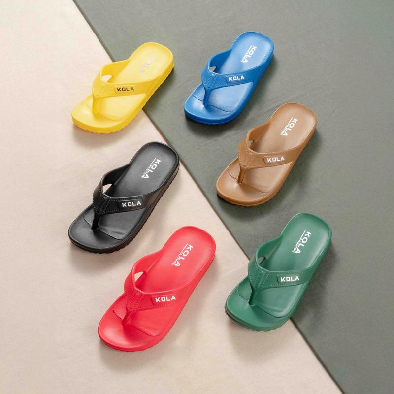  Dép Kẹp Xỏ Ngón KOLA Nam Nữ Nhiều Màu Sắc  Mang Êm Chân  Chống Trơn Trượt Tốt 