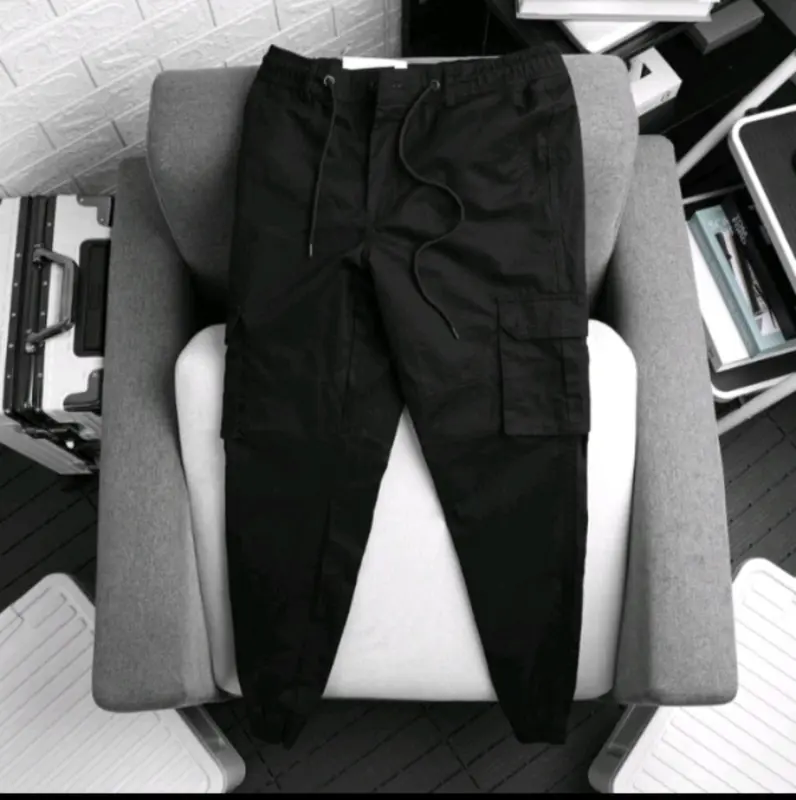 Quần KAKI túi hộp  nam khóa kéo lưng thun Kiểu, Dáng trẻ trung năng động,Menswear Pants 4