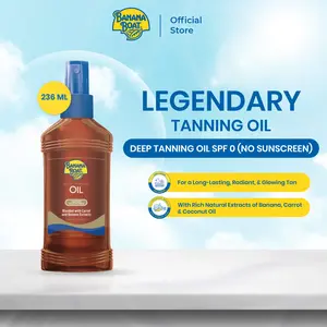 Banana Boat Deep Tanning Oil Sunblock 236ml - Sunblock Tanning Oil untuk Kulit Tan Alami