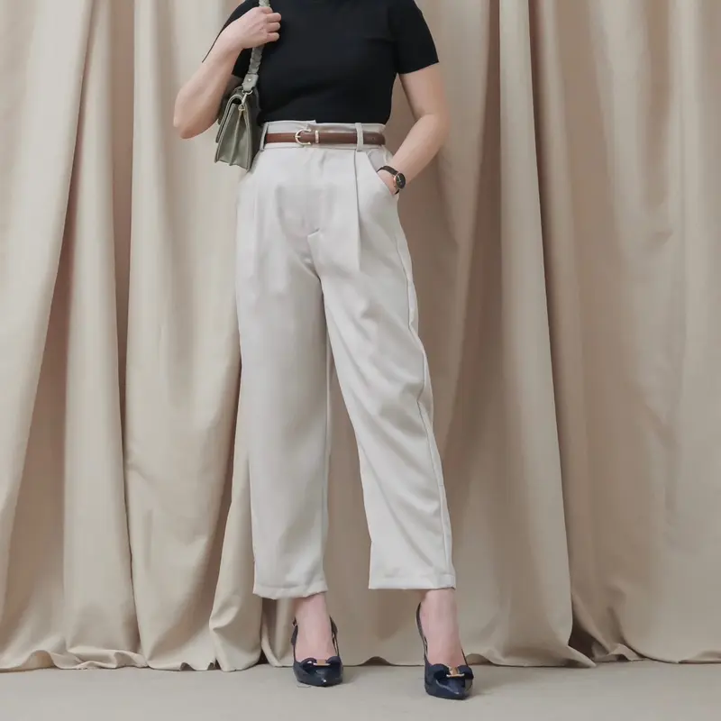 QEMMA ANKLE STRAIGHT PANTS (WP022) 2