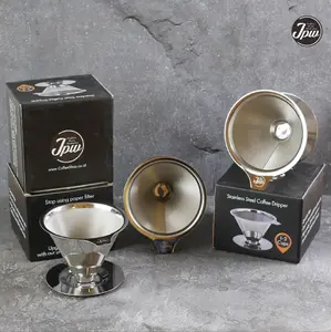 V60 Pour Over Metal Filter - Alat Saring Kopi Metal Filter