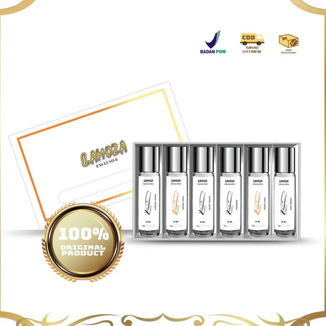 PARFUM LAMOZA 1 BOX ISI 6 PCS 30ml EAU DE TOILETE Uniseks