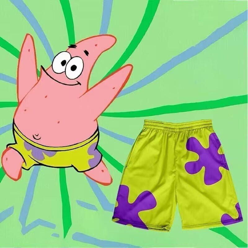 Product Introduction of Men Shorts Summer New Beach Pants Sports Running Shorts American Stylish Beach Casual Shorts Men Trendy Japanese Style Drawstring Quick-Drying Straight Shorts 10