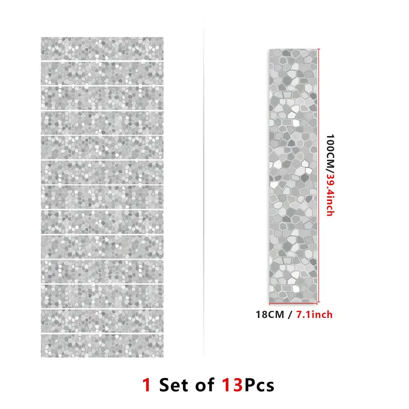 Stair Sticker, Tile Sticker, Peel and Paste Stair Sticker, Waterproof Removable Wall Sticker, Wall Decal 1