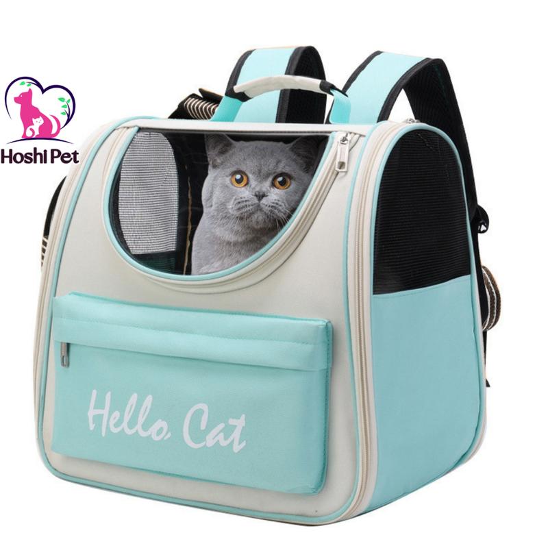 Balo cho mèo chó thú cưng size lớn HelloCat Hoshi Pet BL12