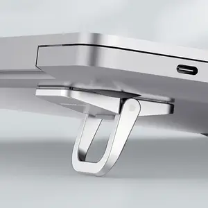 Stand Laptop Portabel Lipat 2 Pack - Sudut Dapat Disesuaikan, Desain Tak Terlihat, Cocok untuk Meja Kerja dan Ruang Belajar, Penyimpanan Kompak, Dukungan Stabil