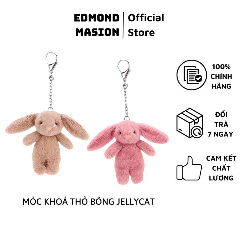 Móc khoá Hot Trend Thỏ bông Jellycat EDMOND MASION treo balo charm phụ kiện gắn balo túi xách 1
