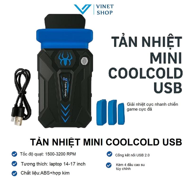  Quạt hút gió tản nhiệt laptop Coolcold ICE TROLL 