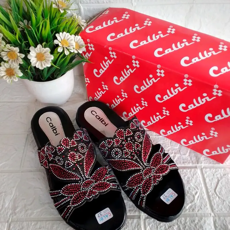 SANDAL WANITA CALBI TEPLEK Luar Ruang 7