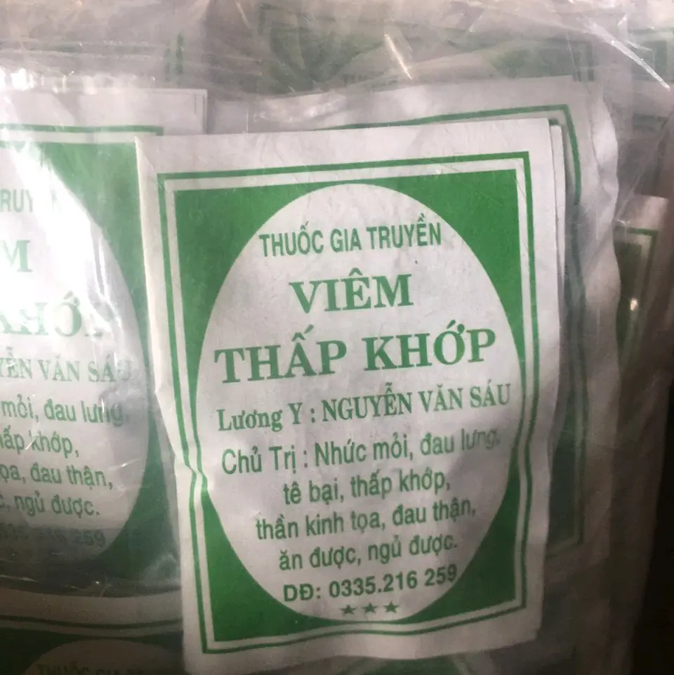 Thuốc  gia chuyên  lương y nguyên văn sau 100 gói  phục hồi sức khỏe