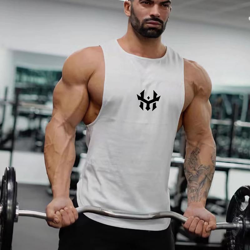 Product Introduction of Men's Summer Sleeveless T Shirt Gym Basketball Sportswear Tank Tops Print Casual Quick-drying Vest Male Fitness Men's Clothing 2