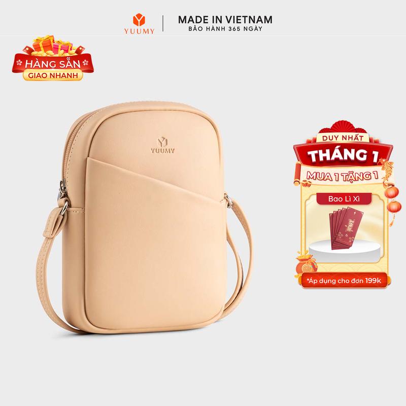  Túi Yuumy  Thời trang nữ đựng điện thoại - Túi đeo chéo da Seasand YN237  