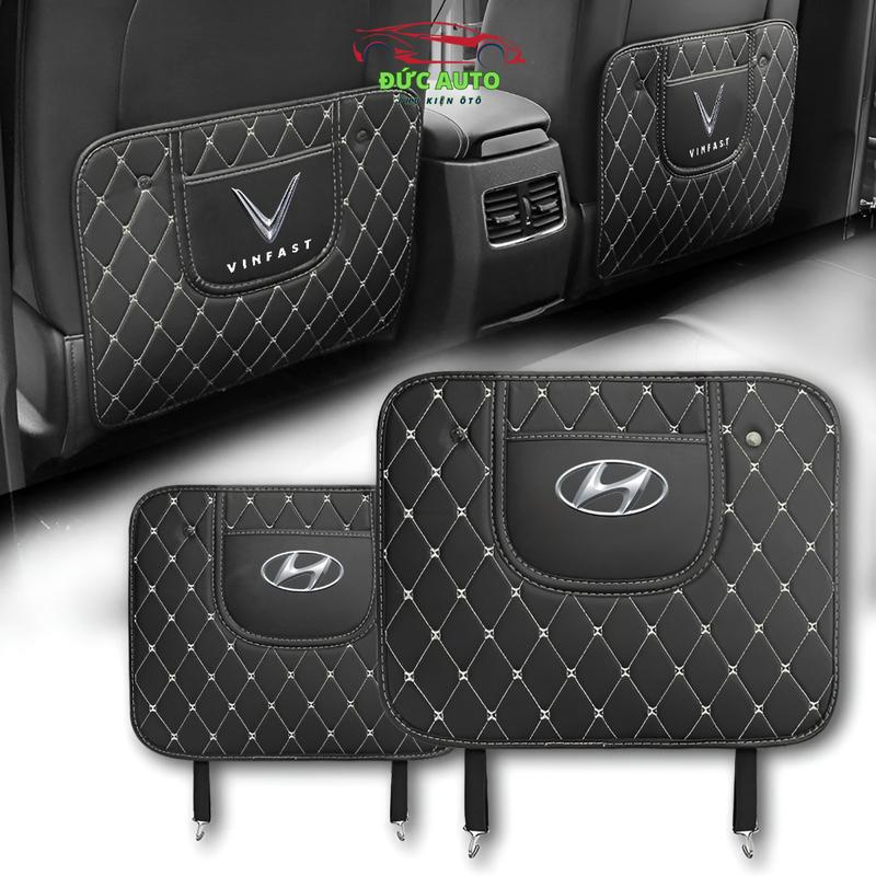 Thảm Da Bảo Vệ Lưng Ghế Ô Tô, Đệm Lót Bảo Vệ Ghế Ngồi Xe Hơi Chống Bẩn Có Túi Đựng Họa Tiết Hoạt Hình Dễ Thương