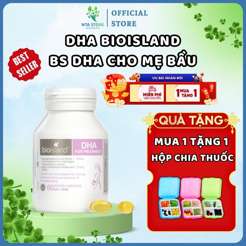 [TẶNG HỘP CHIA THUỐC] Viên Uống DHA Bầu Úc Bio Island DHA Fo - TikTok ...
