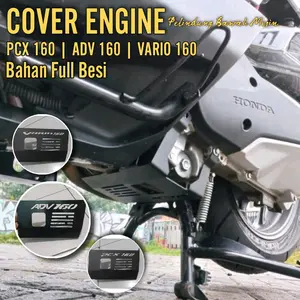 cover tutup pelindung mesin honda stylo 160  pcx 160 adv 160 vario 160 cover engine guard vario 160 pcx 160 adv 160 Motor