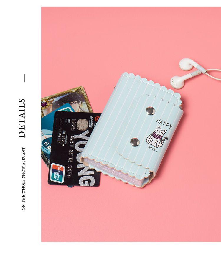 Product Introduction of [Cartoon Cute Design] Handheld Bag Business Card Holder Ins New Integrated Bank Card Bag Document Bag Anti-Degaussing Compact 2025 Lightweight 17
