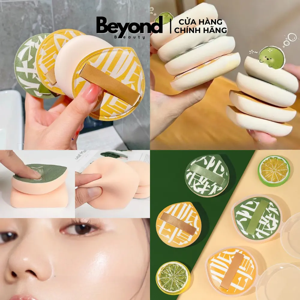 (HOT) Mút Tán Trang Điểm Bigsize XL Ruby Cell Tán Kem Nền Cushion Mịn Lì Dễ Vệ Sinh