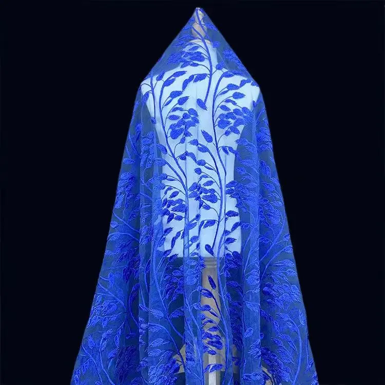 Ethnic Mesh Lace Embroidery Cloth Classic Wheat Spike Embroidery Fabric Dress Dress Fabric lace whimsical  lace lace purple  lace lily  lace red  lace