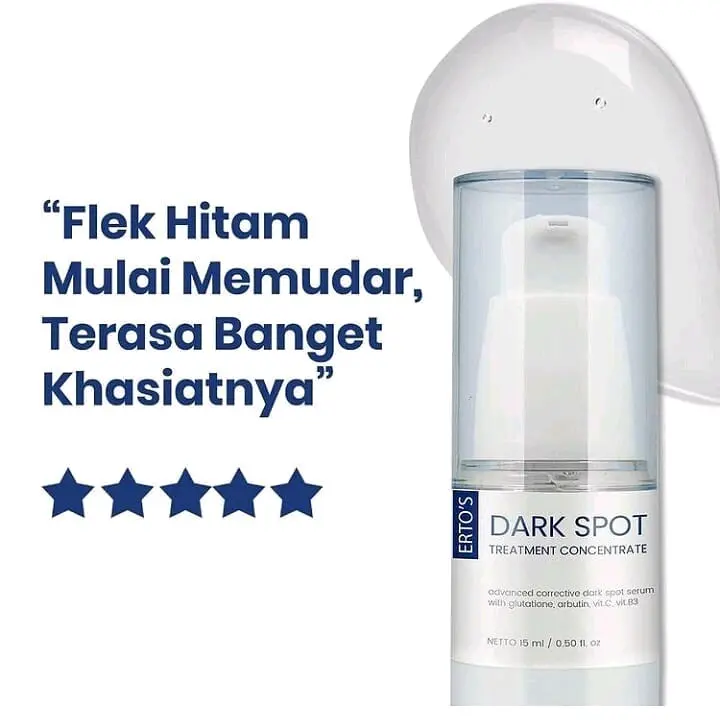 Ertos Paket Flek Bintik Hitam Ampuh  4IN1 ( Ftn Ast, Dark Spot, Night Cream, Astaxanthine ) 8