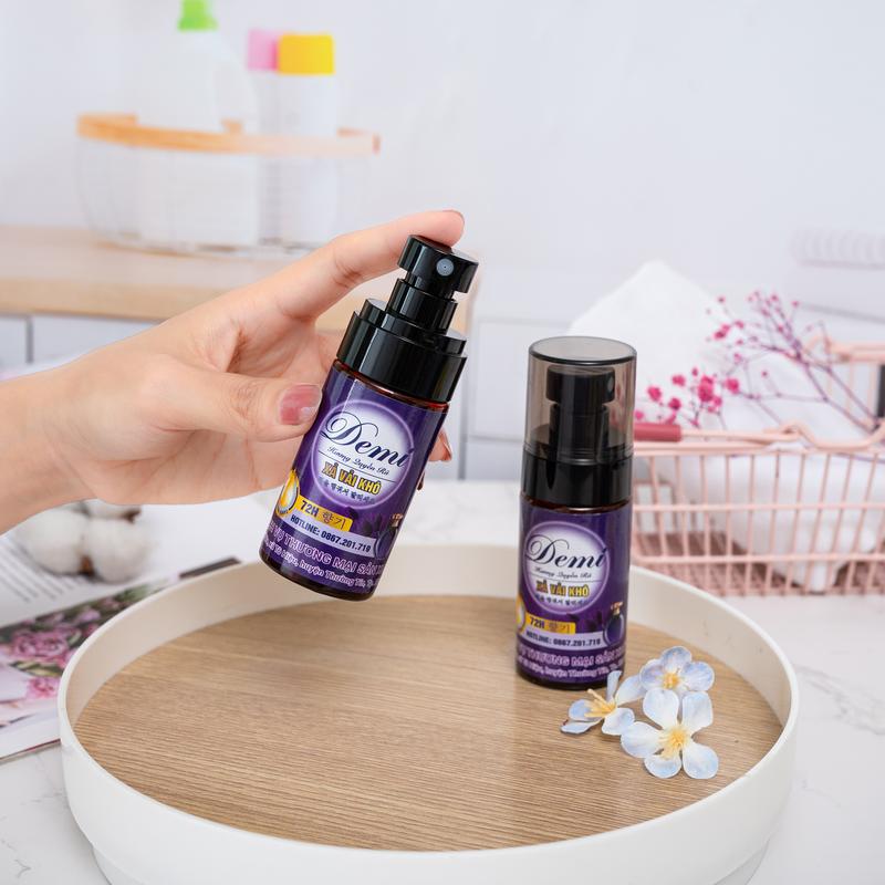 Bình Xịt Xả Vải Khô Demi Hương Quyến Rũ Lưu Hương Dầu Thơm Phòng Tinh Dầu 5