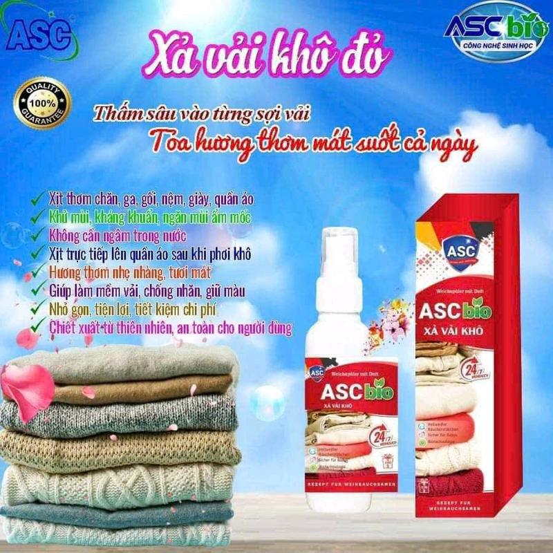 xịt sả vải khô....ASC hàng sinh học.ngày dài tươi mát 3