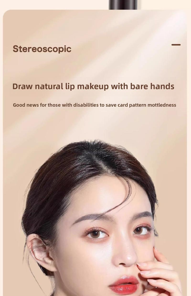 Product Introduction of Cọ Môi, Cọ Che Khuyết Điểm Nhòe Môi Cô Gái, Cọ Trang Điểm, Cầm Tay Cho Người Mới Bắt Đầu, Thích Hợp Cho Son Môi, Dụng Cụ Làm Đẹp cọ  tán  môi 6