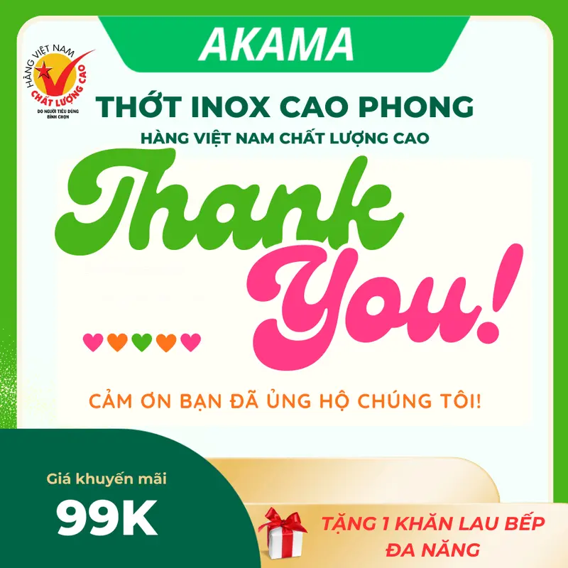 Thớt inox Cao Phong cường lực, kháng khuẩn, vệ sinh dễ dàng, chống ẩm mốc, rã đông nhanh. 8