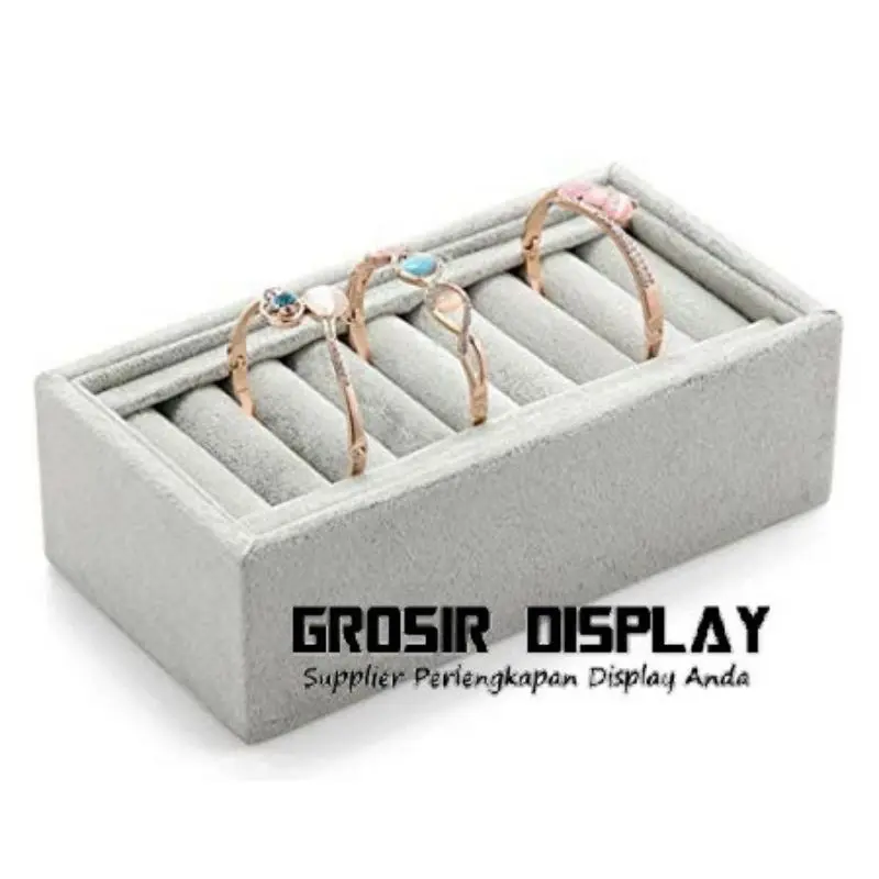 Tempat Gelang Bangle Cincin Bahan Bludru Perhiasan Aksesoris