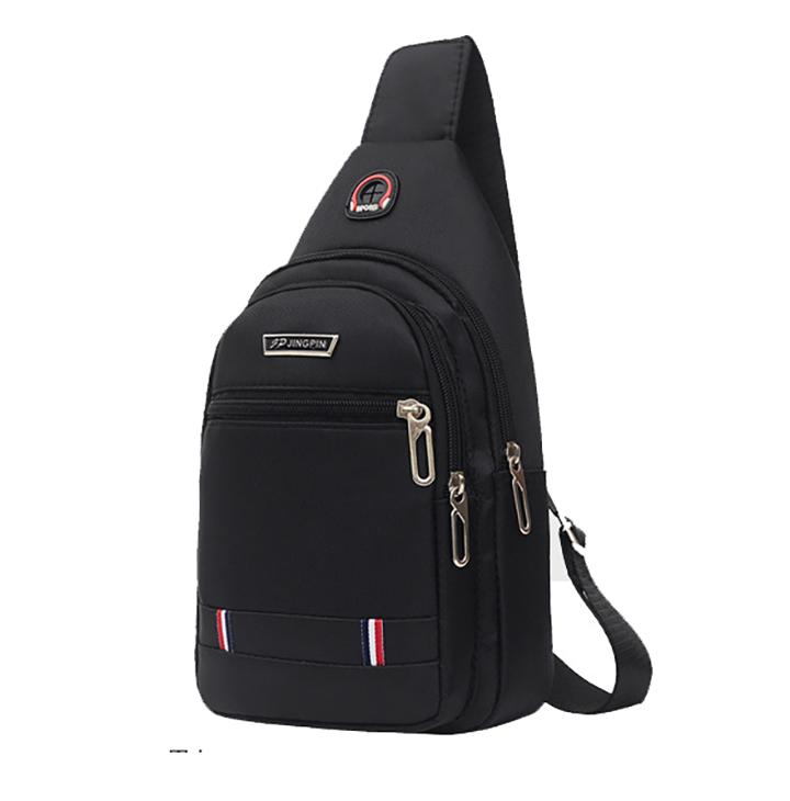  Túi đeo chéo nam không bám bụi có lỗ sạc  tai nghe Bag Kem 