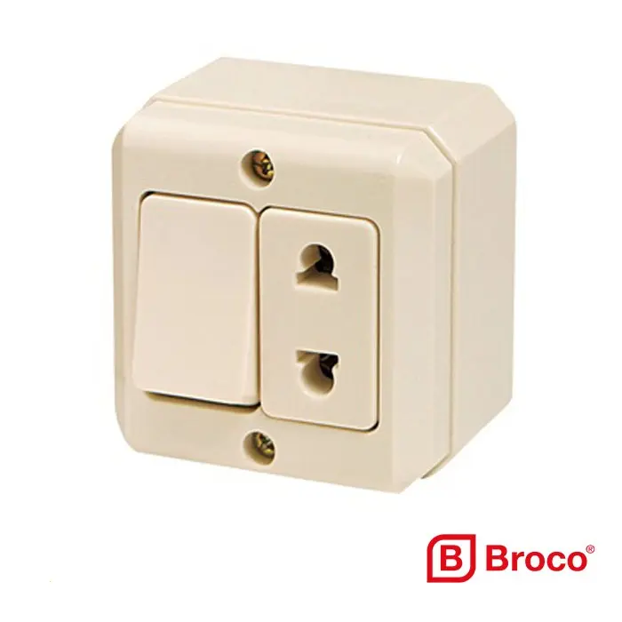Saklar Engkel + Stop Kontak Outbow Broco SNI