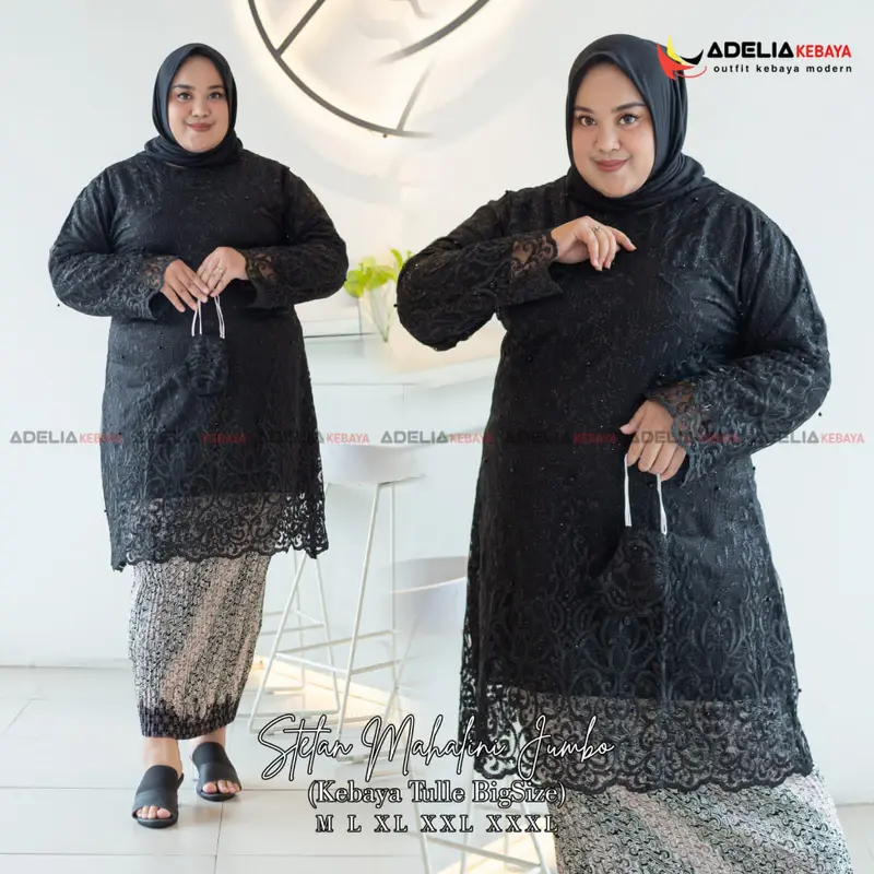 selamat datang di toko aulia kebaya store ( COD ) SET KEBAYA TUNIK MAHALINI JUMBO LD 130 - KEBAYA BIG SIZE TERBARU - OUTFIT PESTA TERBARU KEBAYA YANG COCOK UNTUK ACARA PESTA DAN KONADNGAN Atasan Batik Bawahan Panjang Setelan Wanita Kondangan Wisuda 7