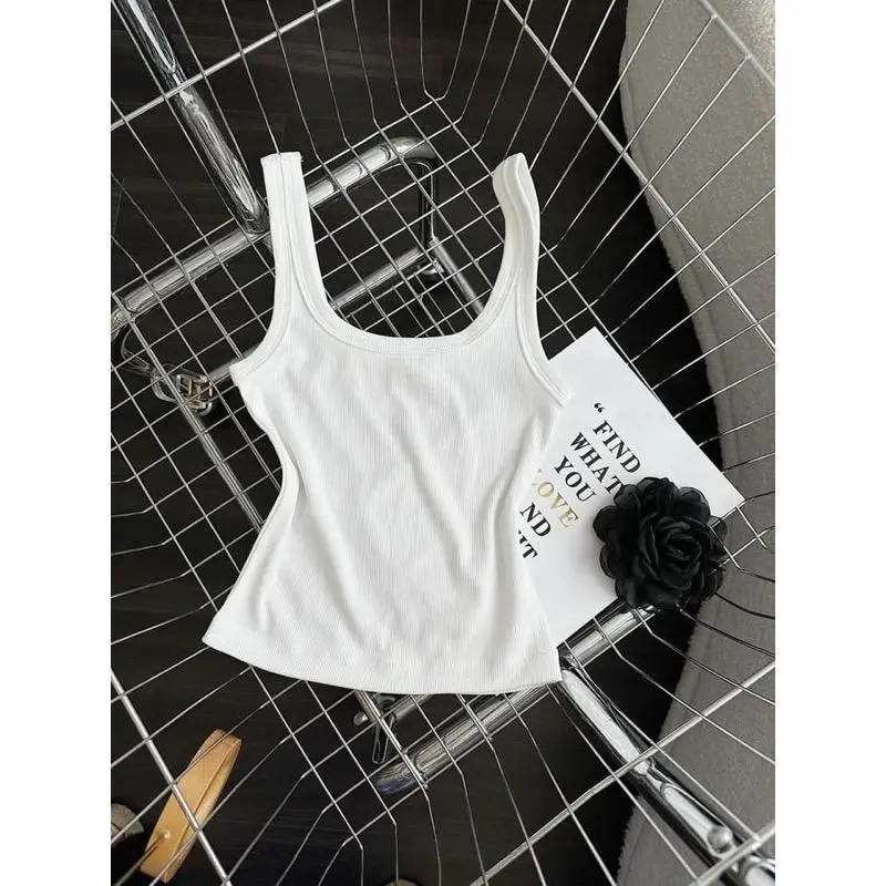 Áo Thun Nữ ÁO HAI DÂY BẢN TO CỔ U Chất Thun Gân Tăm Lụa Lạnh Phù Hợp Với Mùa Hè Top Women 2