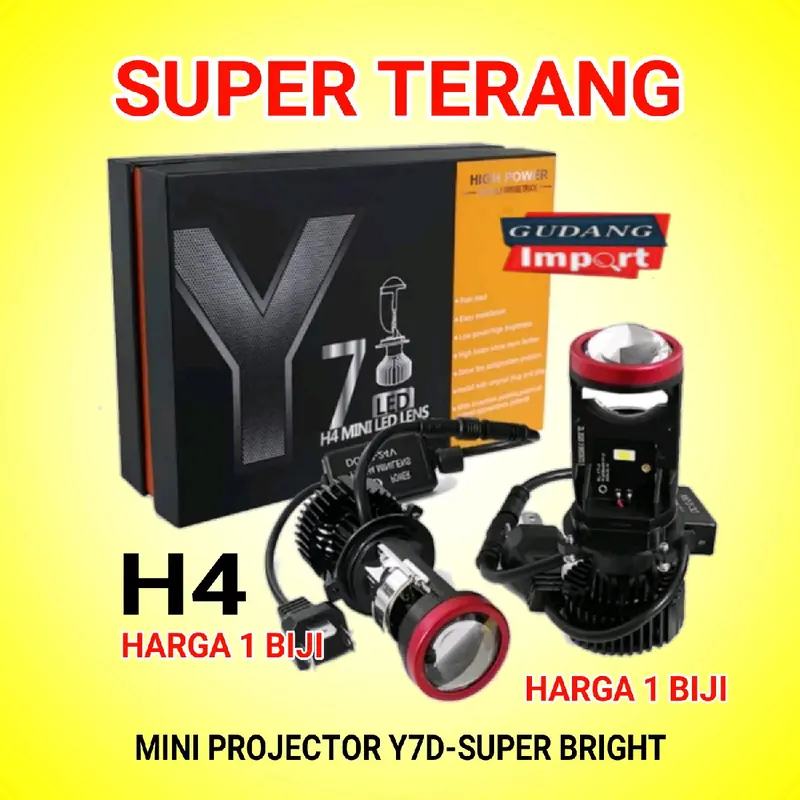 MINI PROJIE PROJECTOR H4 Y7D SUPER BRIGHT 0