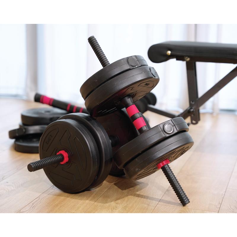 Bộ tạ đa năng tập GYM tại nhà 30kg lắp đặt linh hoạt, tiện lợi 2
