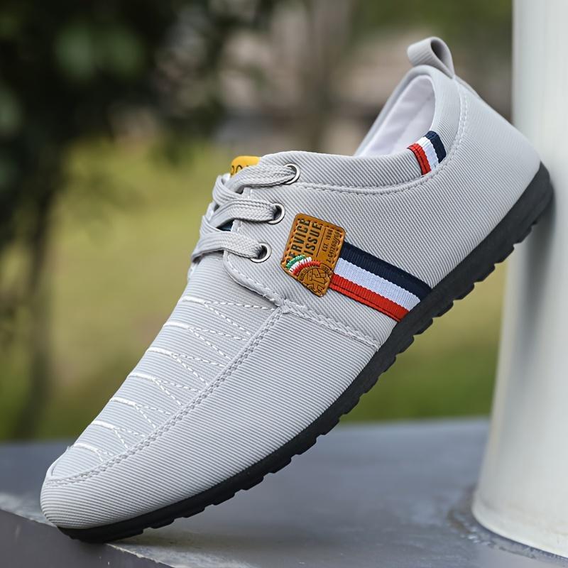 Plus Size Men's Solid Color Business Style Walking Shoes, Comfy Non Slip Lace Up Durable Soft Sole Office Shoes, Men's Footwear 3