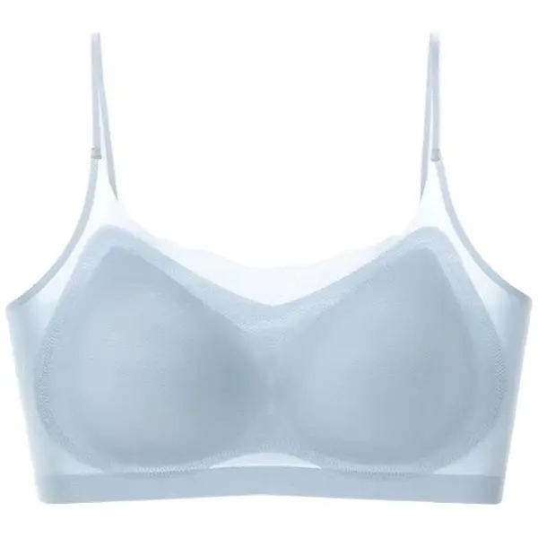 Áo Ngực Mềm Mùa Hè Lưới Siêu Mỏng Lụa Lạnh Không Đường May Áo Ngực Lưng Nữ Bra Tua Rua áo  nâng ngực