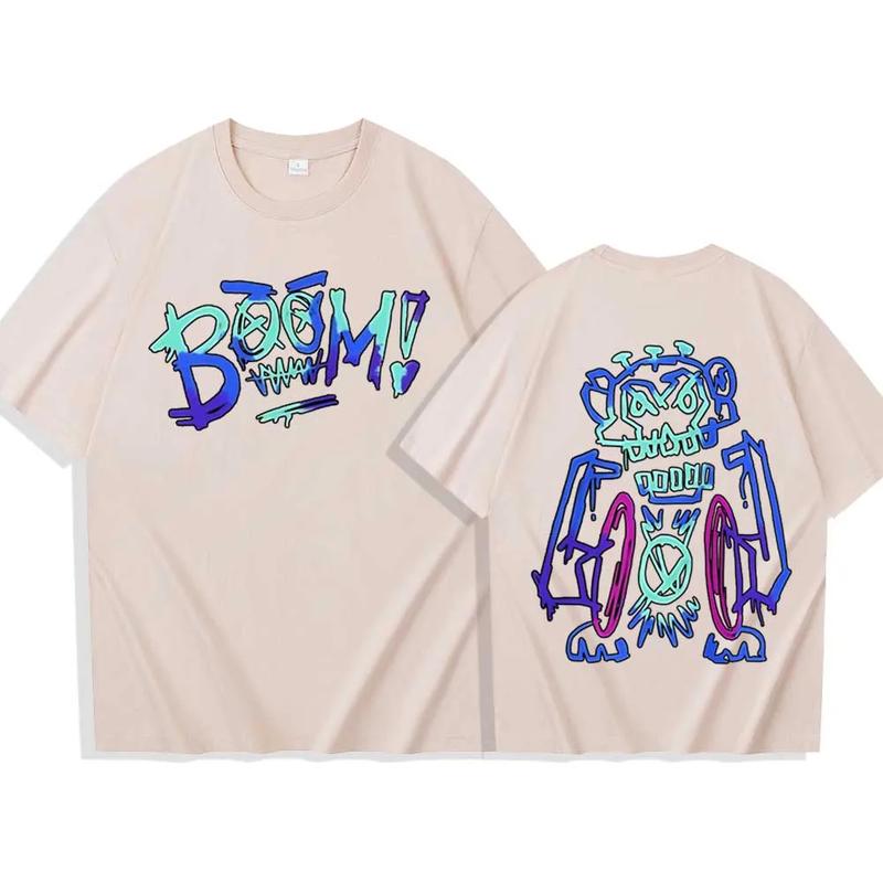 Product Introduction of Popular Anime Arcane Jinx Graffiti 3D Printed T-shirt for Men and Women in Large Size, Loose O-Neck, Summer Casual Short sleeved T-shirt Clothing Top 7