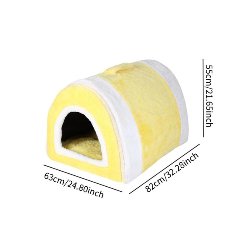 Product Introduction of Puppy Home Cat Bed House Comfortable for Cat Puppy Indoor Cats Pet Tent Cave Small Pet Dog Removable Zipper Pet Bed 0